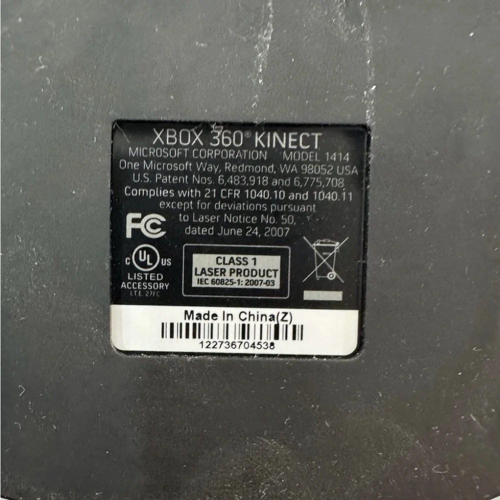 Microsoft Xbox 360 Kinect Sensor Bar.‎ Untested/ Broken